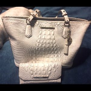Brahmin Handbag and matching wallet.